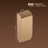 3 Saco Kraft para Pães 3 kg | 16,5 × 37 cm