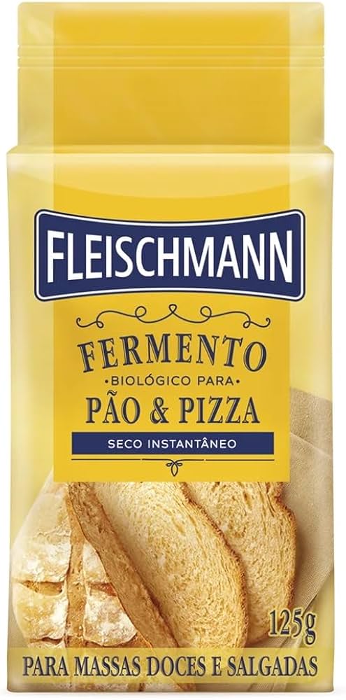Fermento Biológico Seco Instantâneo Fleischmann Massa Sal | 500 g