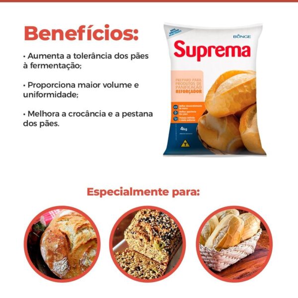 Reforçador Suprema para Panificação Bunge | 4 kg