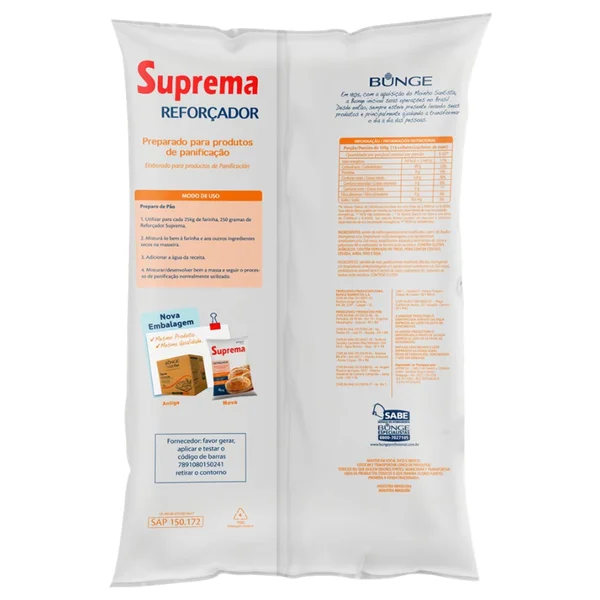Reforçador Suprema para Panificação Bunge | 4 kg